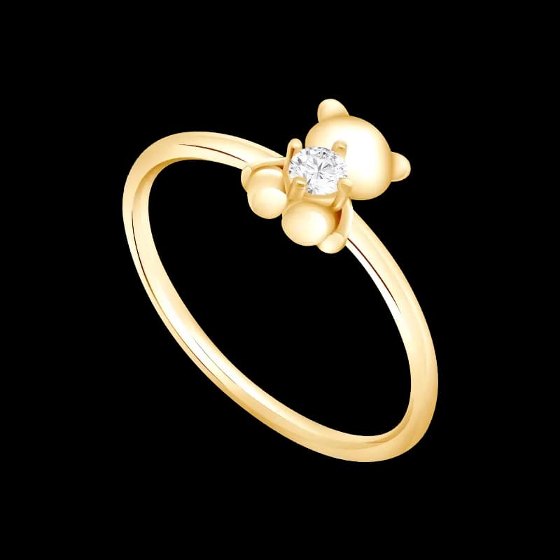 Cincin TEDDY Single Bear Ring